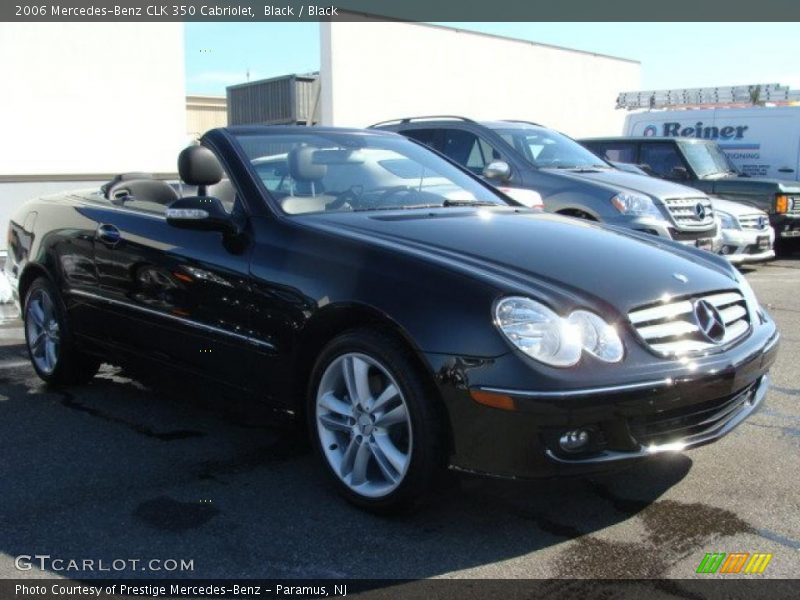 Black / Black 2006 Mercedes-Benz CLK 350 Cabriolet