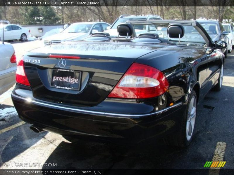 Black / Black 2006 Mercedes-Benz CLK 350 Cabriolet
