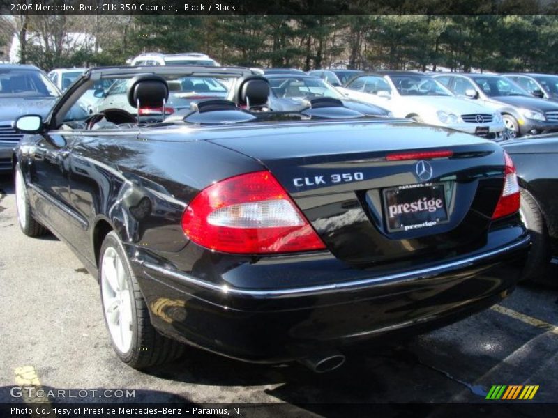 Black / Black 2006 Mercedes-Benz CLK 350 Cabriolet
