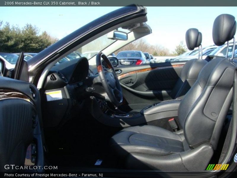 Black / Black 2006 Mercedes-Benz CLK 350 Cabriolet