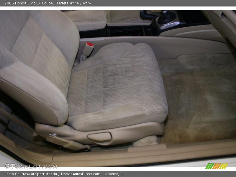 Taffeta White / Ivory 2006 Honda Civic EX Coupe