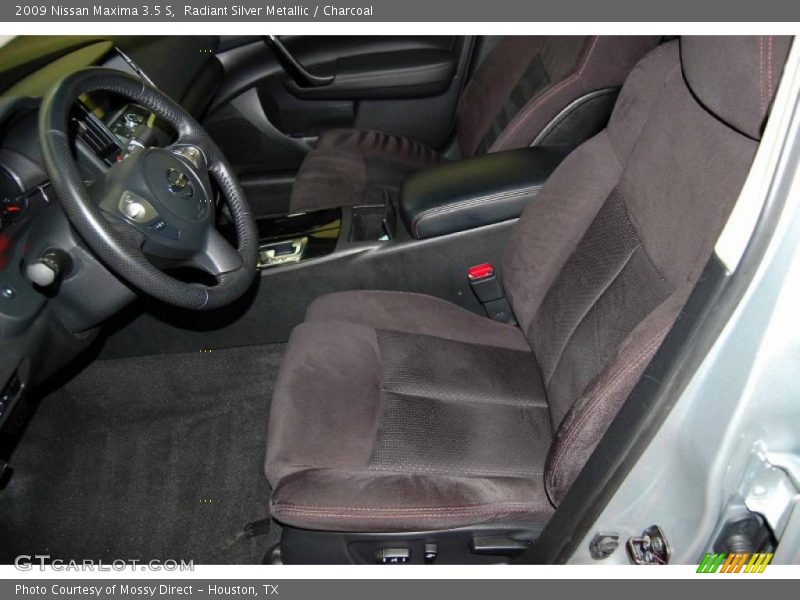 Radiant Silver Metallic / Charcoal 2009 Nissan Maxima 3.5 S