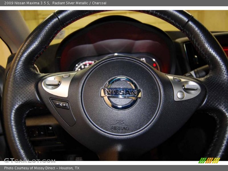 Radiant Silver Metallic / Charcoal 2009 Nissan Maxima 3.5 S