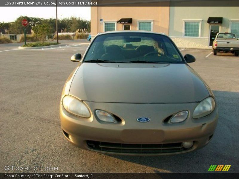 Ash Gold Pearl / Beige 1998 Ford Escort ZX2 Coupe