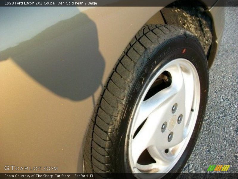 Ash Gold Pearl / Beige 1998 Ford Escort ZX2 Coupe