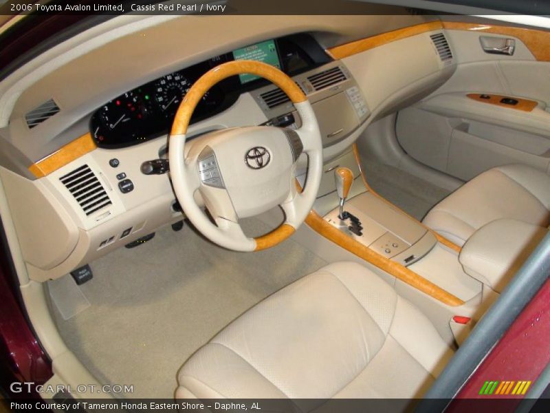 Cassis Red Pearl / Ivory 2006 Toyota Avalon Limited