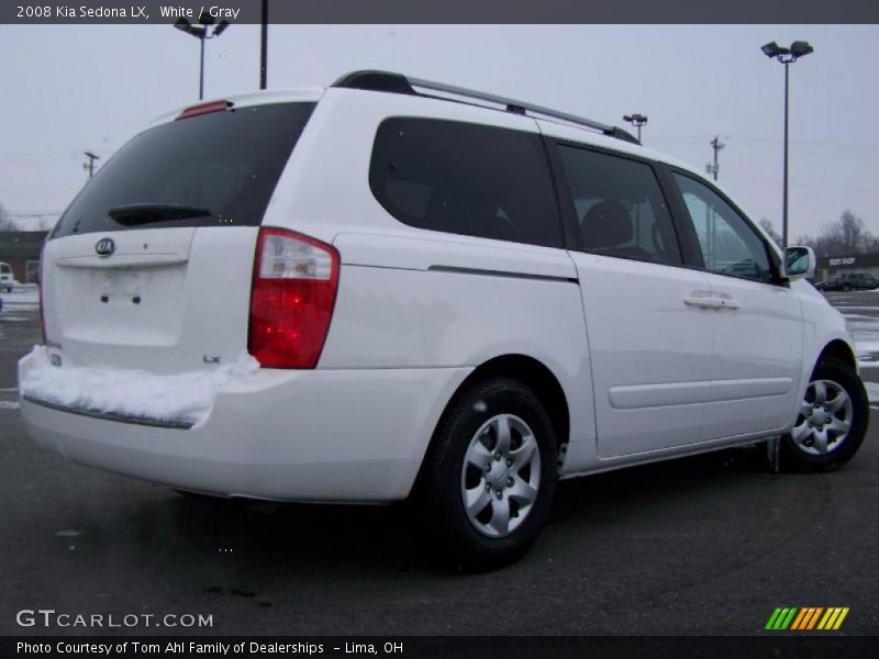 White / Gray 2008 Kia Sedona LX