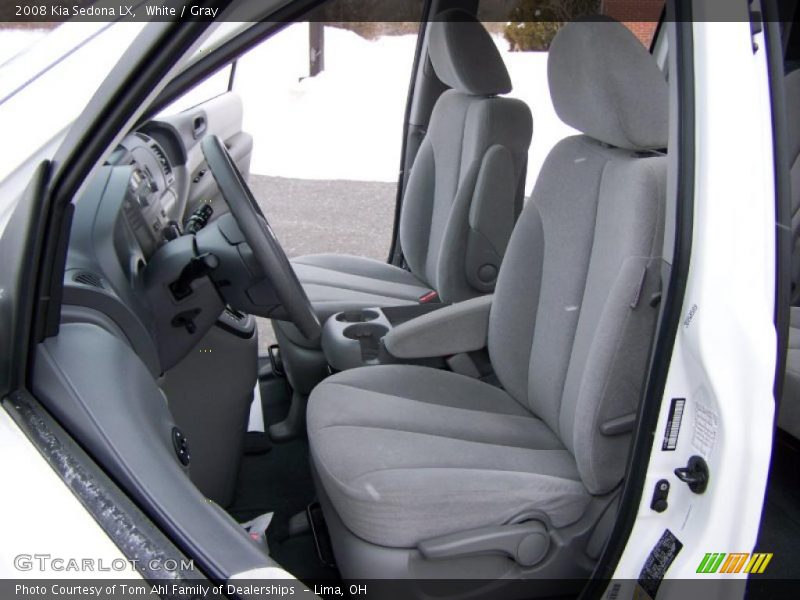 White / Gray 2008 Kia Sedona LX