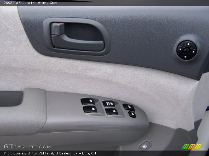 White / Gray 2008 Kia Sedona LX
