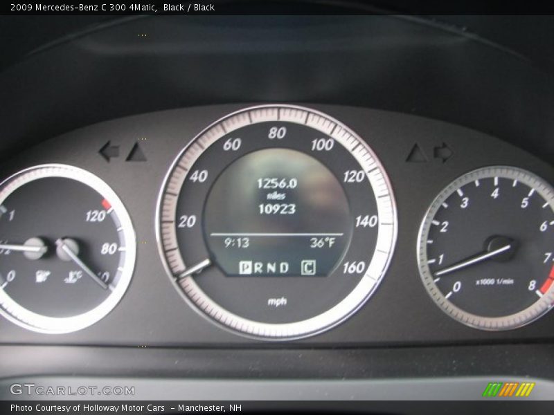 Black / Black 2009 Mercedes-Benz C 300 4Matic