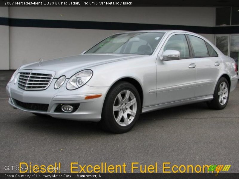 Iridium Silver Metallic / Black 2007 Mercedes-Benz E 320 Bluetec Sedan