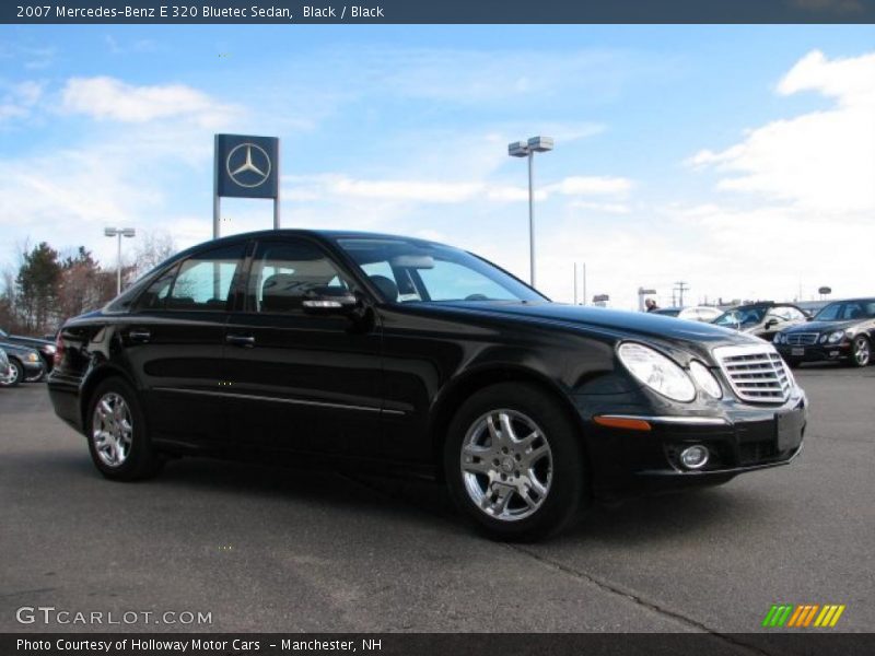 Black / Black 2007 Mercedes-Benz E 320 Bluetec Sedan