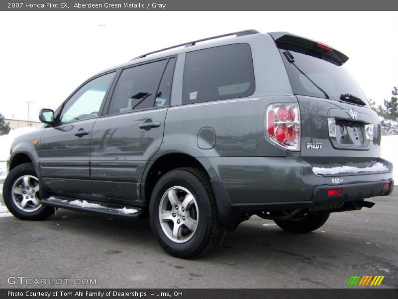 Aberdeen Green Metallic / Gray 2007 Honda Pilot EX