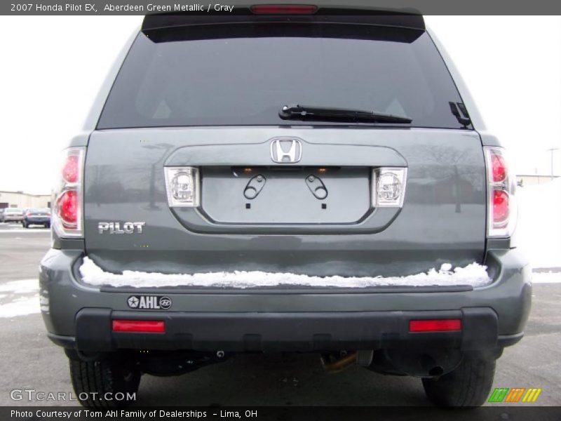 Aberdeen Green Metallic / Gray 2007 Honda Pilot EX