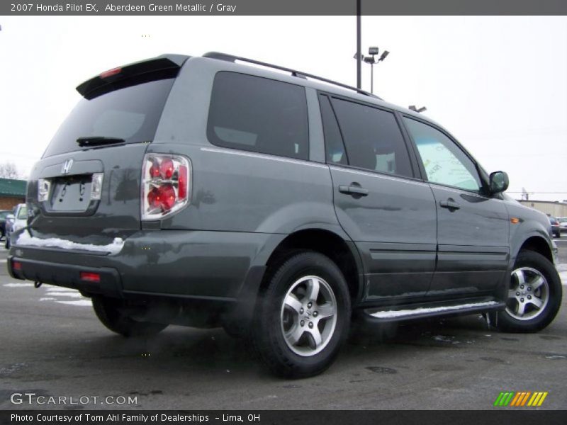 Aberdeen Green Metallic / Gray 2007 Honda Pilot EX