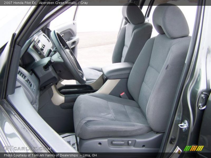 Aberdeen Green Metallic / Gray 2007 Honda Pilot EX