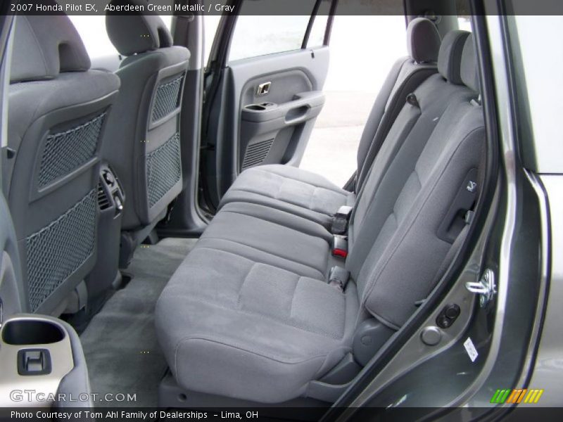 Aberdeen Green Metallic / Gray 2007 Honda Pilot EX