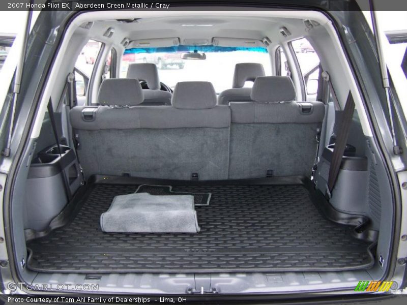 Aberdeen Green Metallic / Gray 2007 Honda Pilot EX