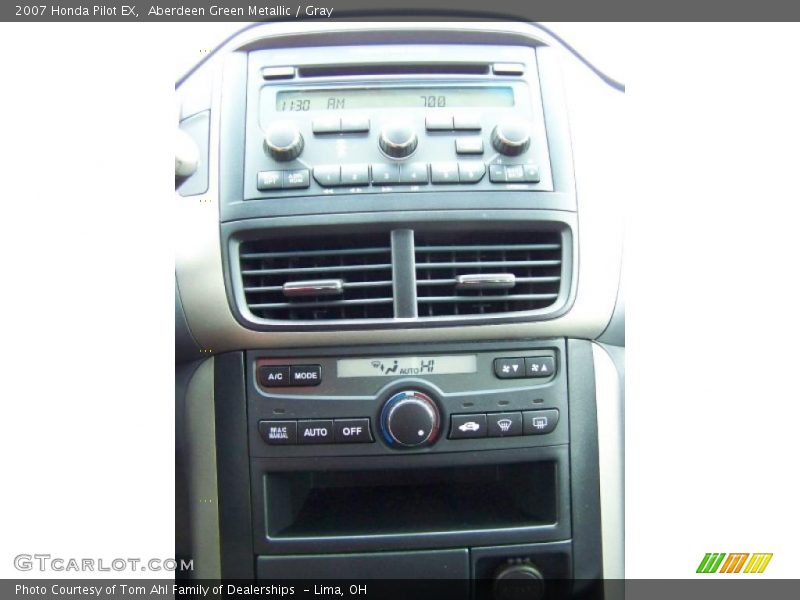 Aberdeen Green Metallic / Gray 2007 Honda Pilot EX