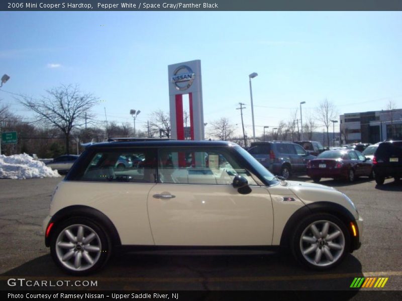 Pepper White / Space Gray/Panther Black 2006 Mini Cooper S Hardtop