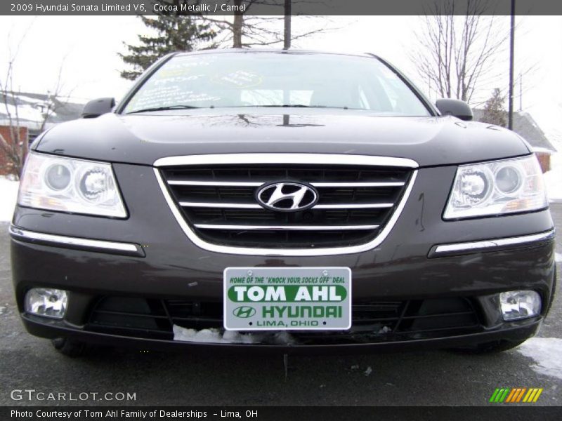 Cocoa Metallic / Camel 2009 Hyundai Sonata Limited V6