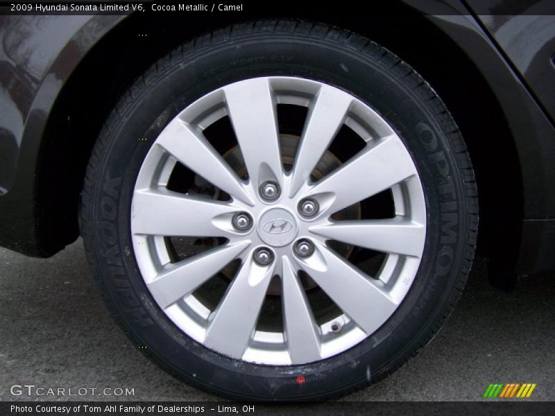 Cocoa Metallic / Camel 2009 Hyundai Sonata Limited V6