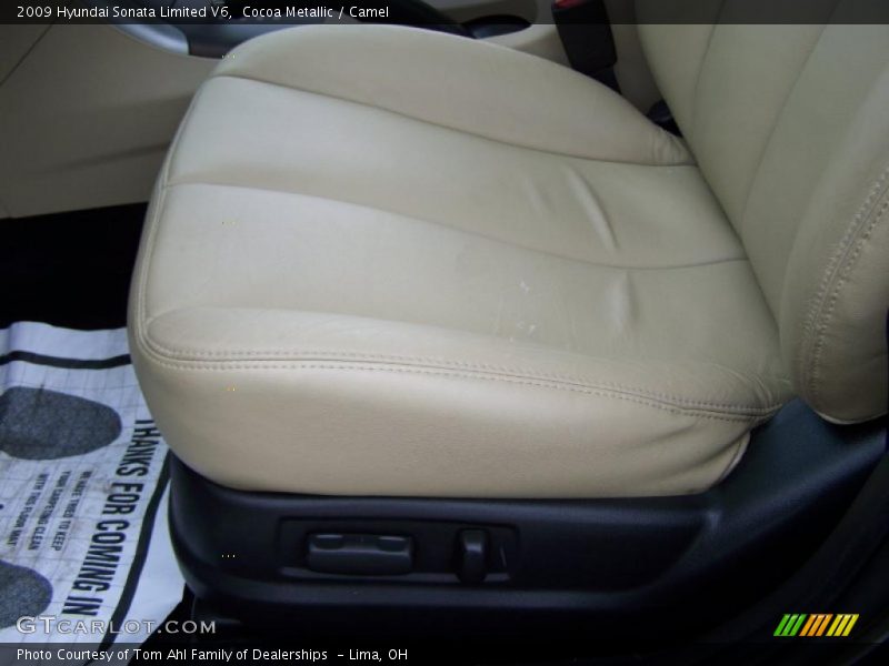 Cocoa Metallic / Camel 2009 Hyundai Sonata Limited V6