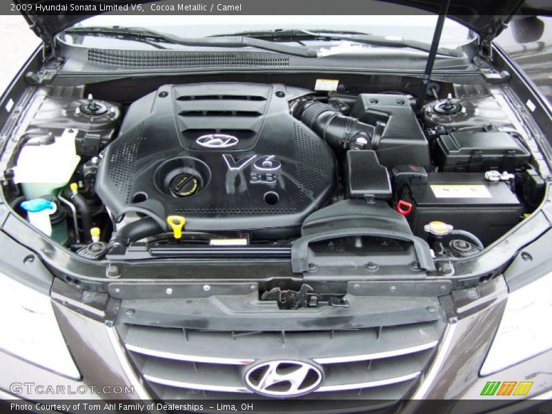 Cocoa Metallic / Camel 2009 Hyundai Sonata Limited V6