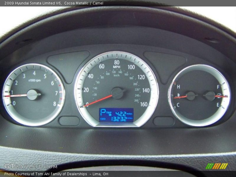 Cocoa Metallic / Camel 2009 Hyundai Sonata Limited V6