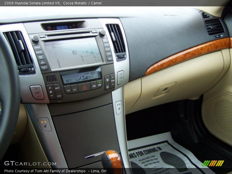 Cocoa Metallic / Camel 2009 Hyundai Sonata Limited V6