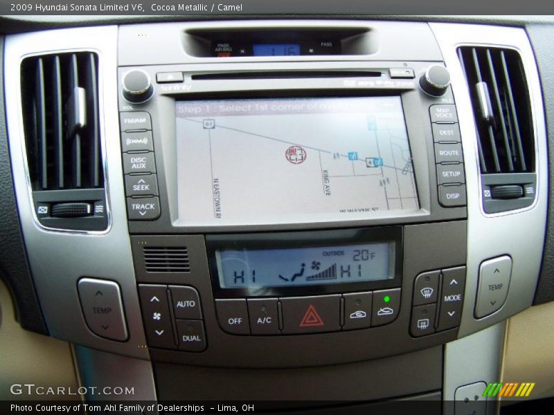 Cocoa Metallic / Camel 2009 Hyundai Sonata Limited V6