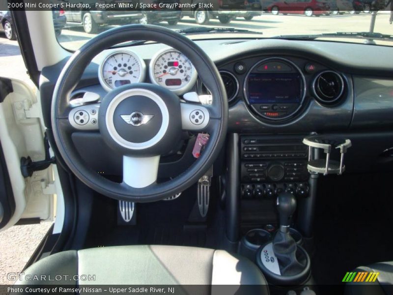 Pepper White / Space Gray/Panther Black 2006 Mini Cooper S Hardtop