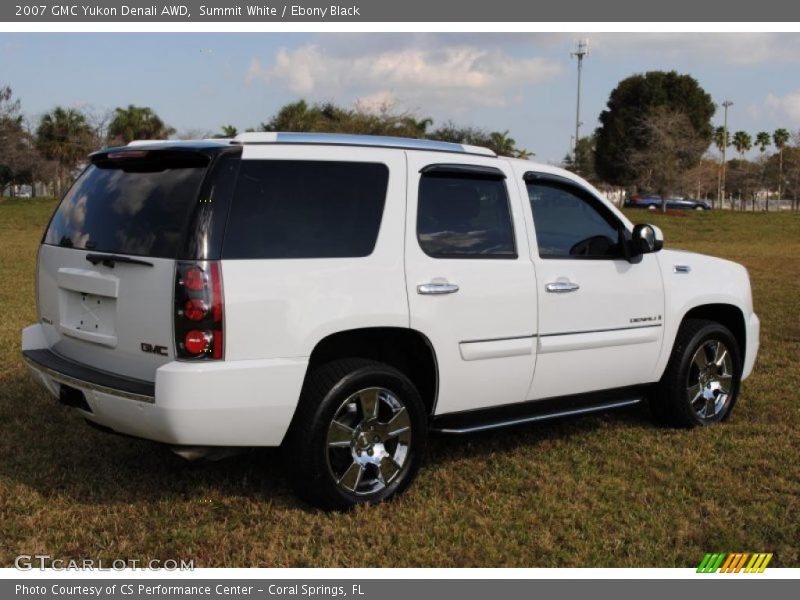 Summit White / Ebony Black 2007 GMC Yukon Denali AWD