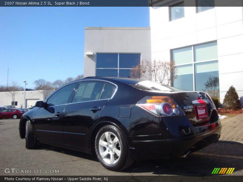 Super Black / Blond 2007 Nissan Altima 2.5 SL