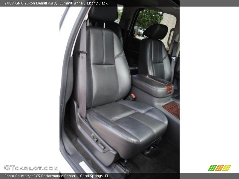 Summit White / Ebony Black 2007 GMC Yukon Denali AWD