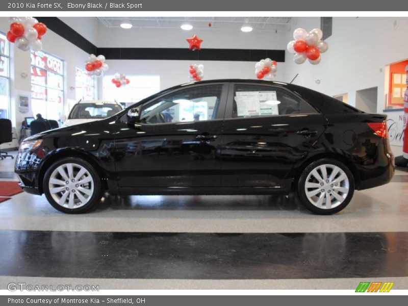 Ebony Black / Black Sport 2010 Kia Forte SX