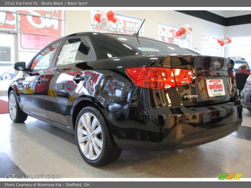 Ebony Black / Black Sport 2010 Kia Forte SX