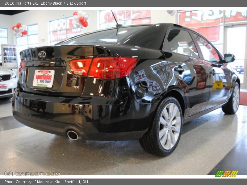 Ebony Black / Black Sport 2010 Kia Forte SX