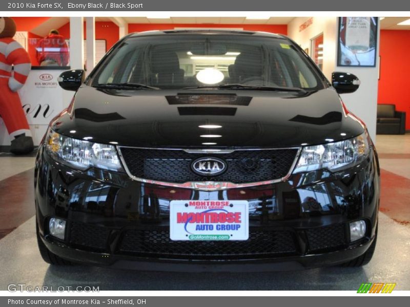 Ebony Black / Black Sport 2010 Kia Forte SX