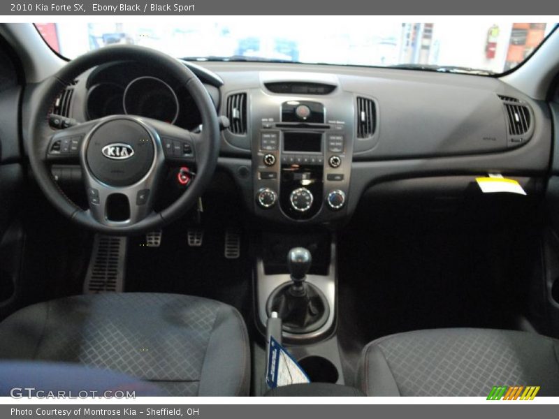 Ebony Black / Black Sport 2010 Kia Forte SX