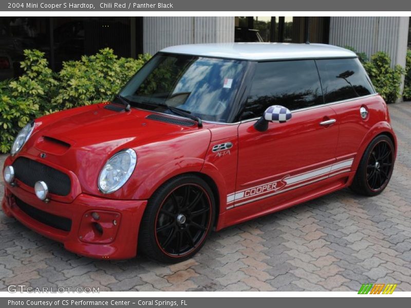 Chili Red / Panther Black 2004 Mini Cooper S Hardtop
