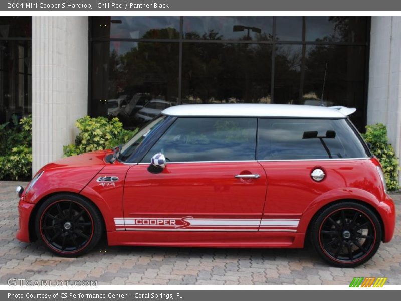 Chili Red / Panther Black 2004 Mini Cooper S Hardtop