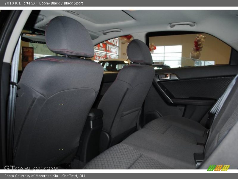Ebony Black / Black Sport 2010 Kia Forte SX