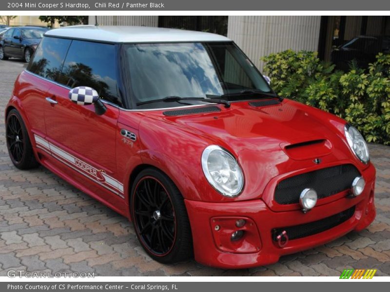 Chili Red / Panther Black 2004 Mini Cooper S Hardtop