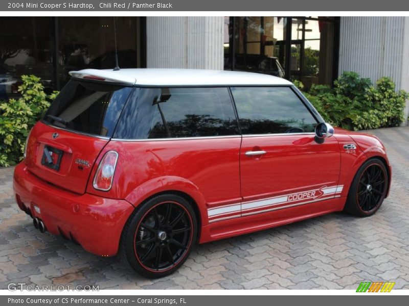 Chili Red / Panther Black 2004 Mini Cooper S Hardtop