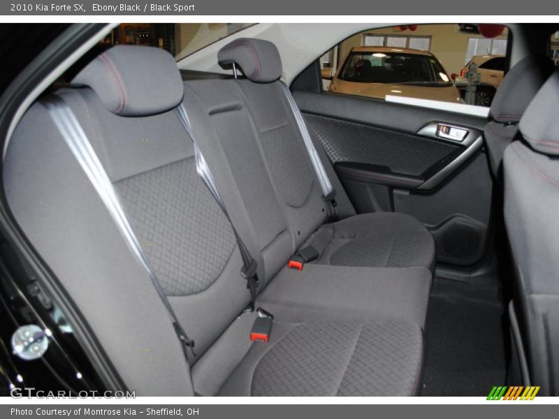 Ebony Black / Black Sport 2010 Kia Forte SX