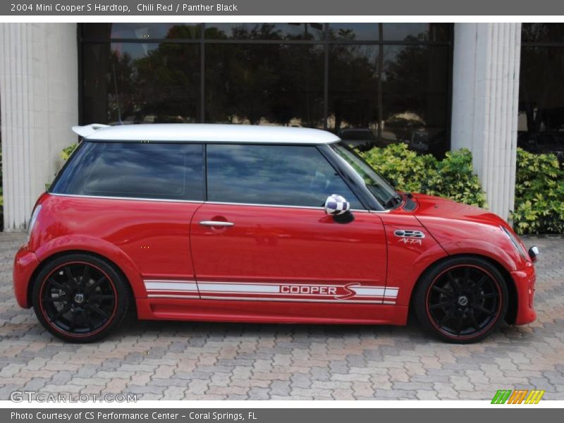 Chili Red / Panther Black 2004 Mini Cooper S Hardtop