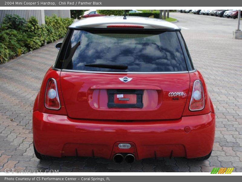 Chili Red / Panther Black 2004 Mini Cooper S Hardtop