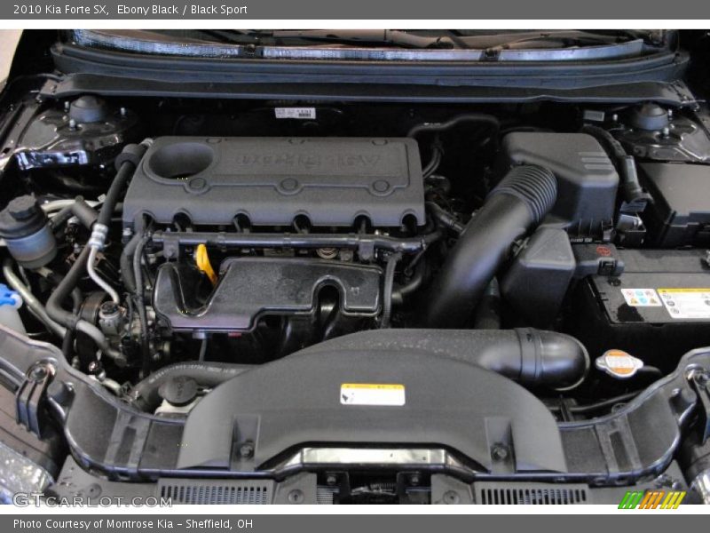 Ebony Black / Black Sport 2010 Kia Forte SX