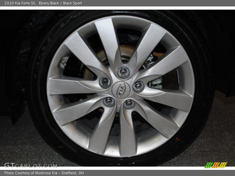 Ebony Black / Black Sport 2010 Kia Forte SX